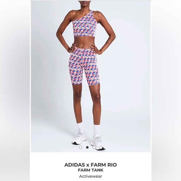 NWT Adidas x Farm Rio Set. Size: Small. Excellent condition 💙 ❤️ - Picture 7 of 15